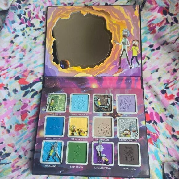 Rick and Morty The Meaning(Lessness) Of Life 12 Shade Eyeshadow Palette - Picture 1 of 7